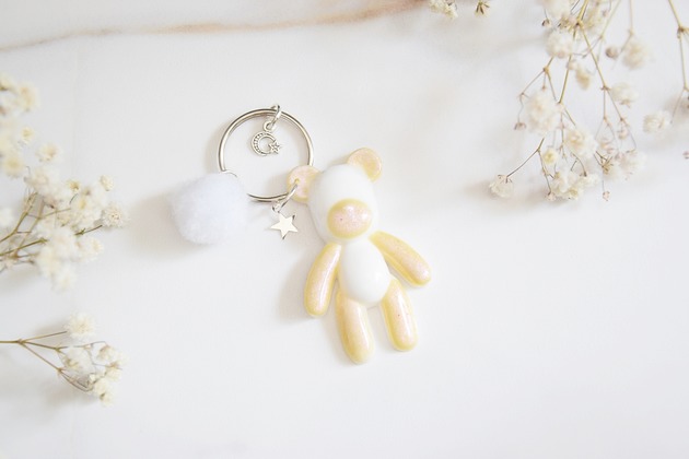 breloki Brelok Miś Teddy - żółty