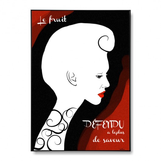 Lady - plakat autorski Kreska