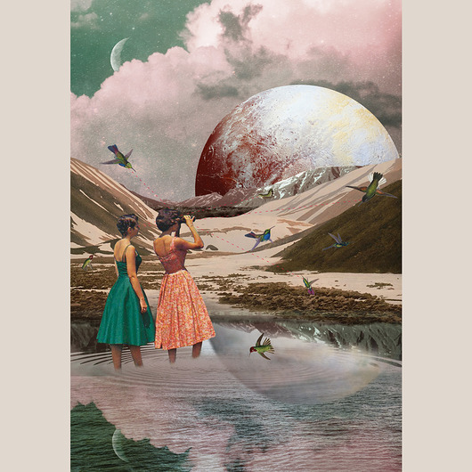 grafiki i ilustracje Plakat - Obserwuję Cię