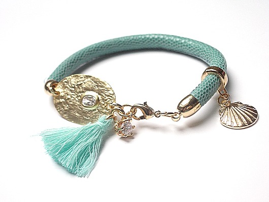 Strap -z chwostem blue  /16-03-2016/  KiKa pracownia