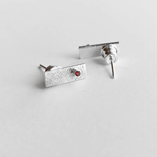 kolczyki srebrne Kolczyki srebrne PROSTOKĄT