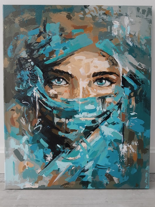 obrazy Obraz ręcznie malowany na płótnie