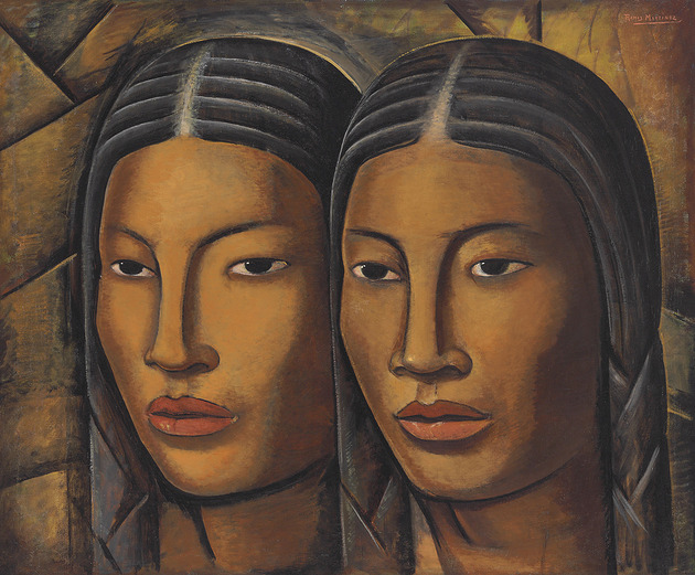 obrazy Alfredo Ramos Martinez - Bliźniaczki - obraz na płótnie lub plakat