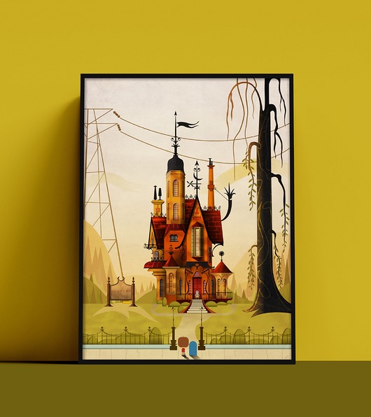 plakaty Plakat Dom dla Zmyślonych Przyjaciół Pani Foster