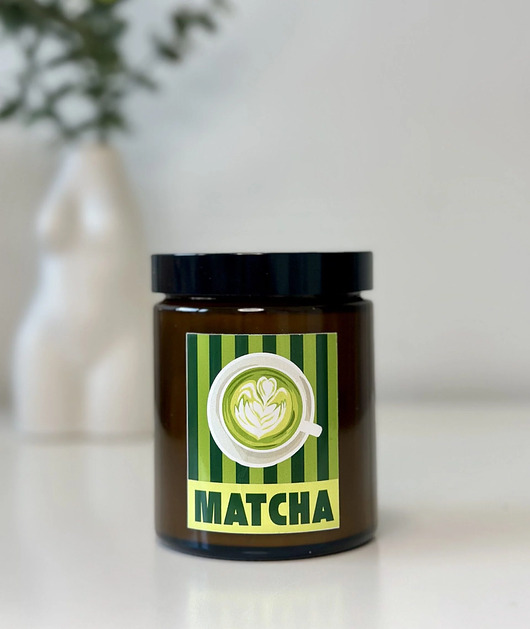 świeczniki i świece Świeca sojowa - MATCHA