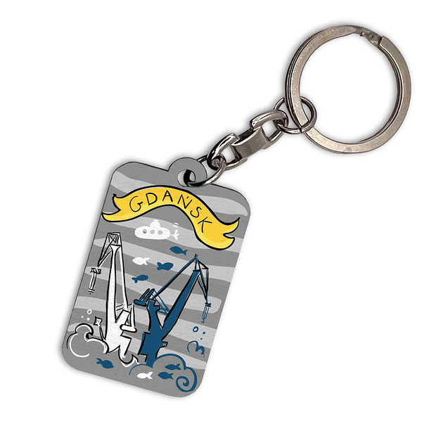 breloki Breloczek Gdańsk Dźwigi