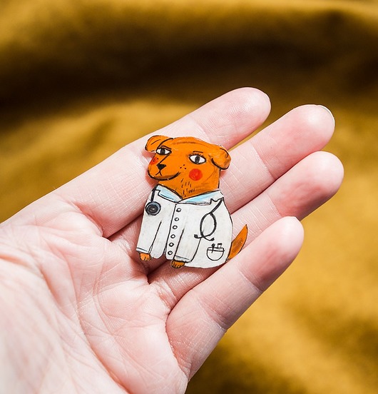 broszki Broszka DOGtor 