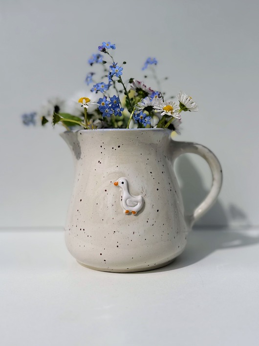 czajniki i dzbanki Dzbanuszek ceramiczny gąska