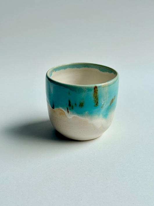 kubki Czarka ceramiczna, turkus