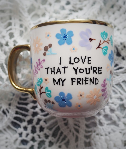 kubki Kubek dla przyjaciela przyjaciółki LOVE