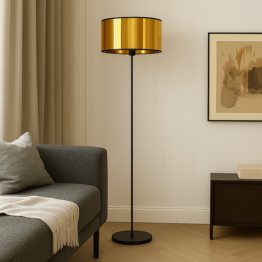 lampy podłogowe Nowoczesna lampa stojąca do salonu WERONA MIRROR