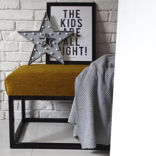 Ławeczka ławka LOFT pufa siedzisko przedpokój HouseBerry