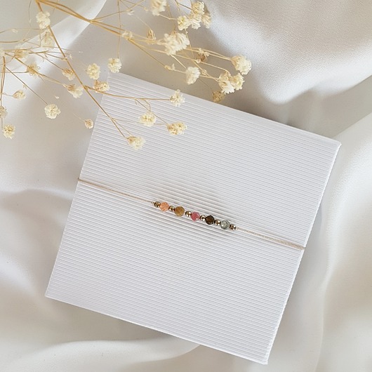 bransoletka turmalin LEI handmade 
