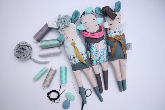 Trzy Siostra Szi - zabawka hand made Mimi Monster