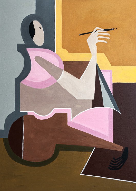 obrazy ORYGINAŁ. Obraz na płótnie - Kształt postaci 3, 70x50 cm