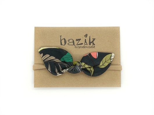 mini bazik kwiaty bazik handmade