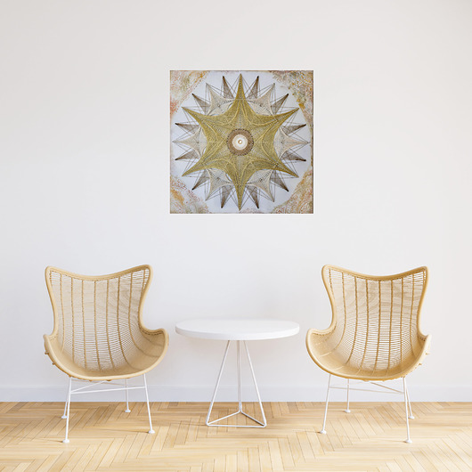 Ozdoby na ścianę STAR #2 Obraz String art