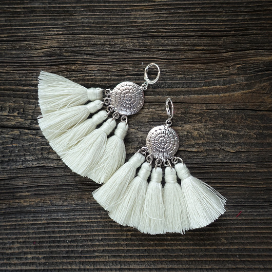 Boho Love -kolczyki z chwostami Mró Soutache
