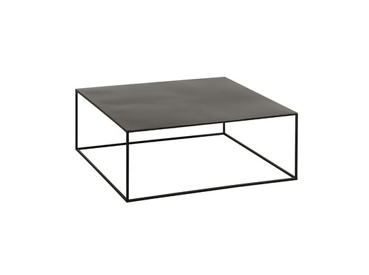 Stolik kawowy Square metal czarny 80x80cm Home Design