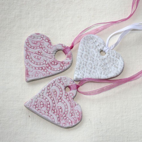 Ceramiczne serca świąteczne 04 decorella