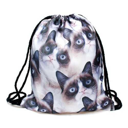 Worek plecak grumpy cat Kraina czaru