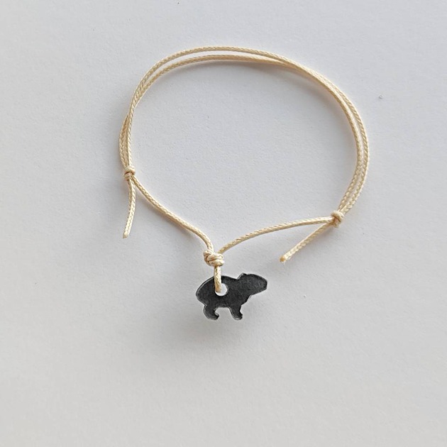 bransoletki na sznurku Kapibara bransoletka