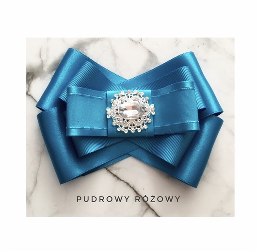 broszki Brosza  Turkusowo - Lazurowa  NEW