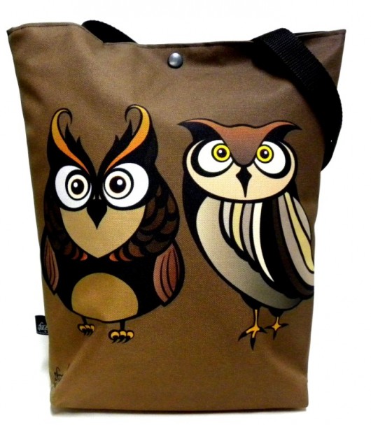 Duża torba z sową Gaul Designs