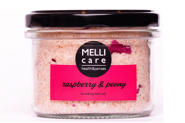 MELLI care raspberry&peony sól do kąpieli 200g MELLI care