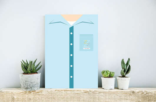 PLAKAT The Life Aquatic...- B2 - plakat filmowy PLAKATY GEOMETRYCZNE