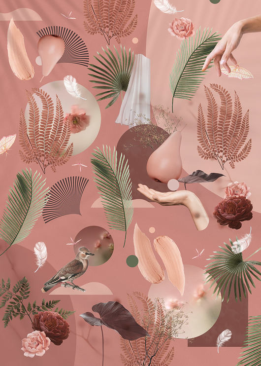 grafiki i ilustracje Kolaż DUSTY II