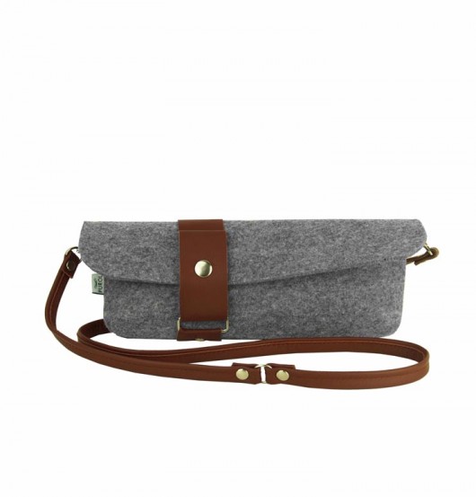 Kopertówka z filcu Fly Czoko purol design