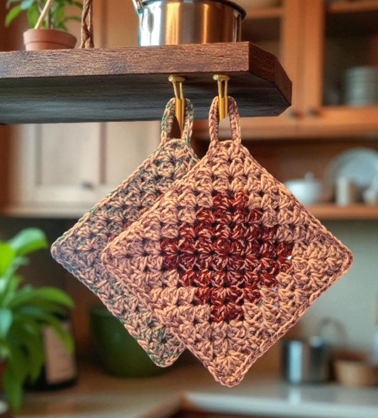 podkładki do kuchni Podkładki kuchenne łapki chwytaczki komplet 2 szt.