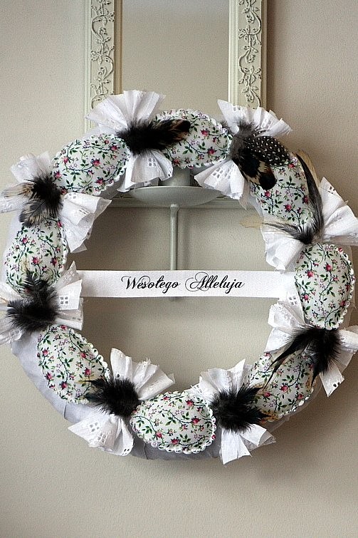 Wianek wielkanocny made by agah