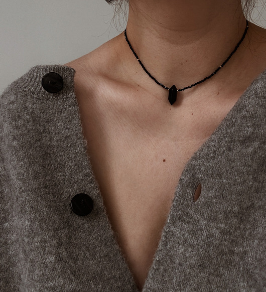 naszyjniki - inne Naszyjnik Onyks z grotem