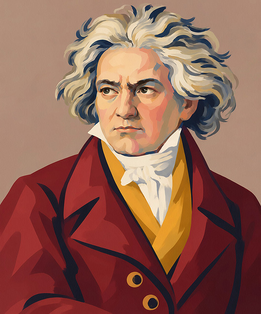 obrazy Ludwig van Beethoven - obraz na płótnie lub plakat