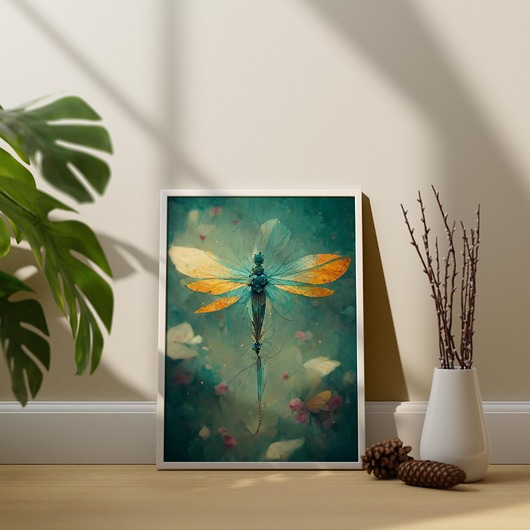 plakaty Plakat Ważka