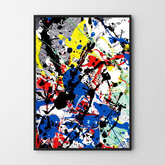 plakaty Plakat Abstrakcja Splash