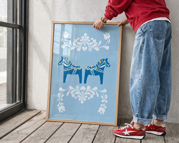 plakaty Plakat  Konik z Dalarna