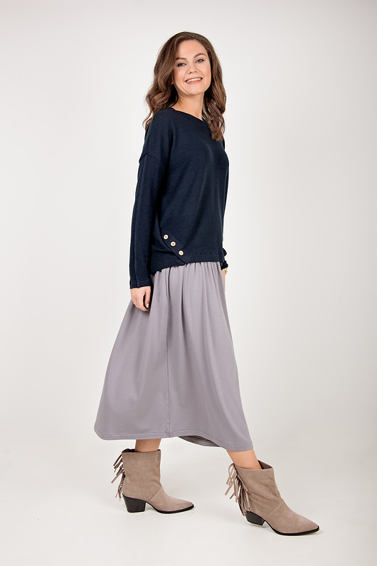 Spódniczka Peachy Keen szara Loose