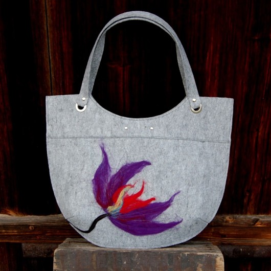  ROMANTIC DREAM felt bag violet boom boom room