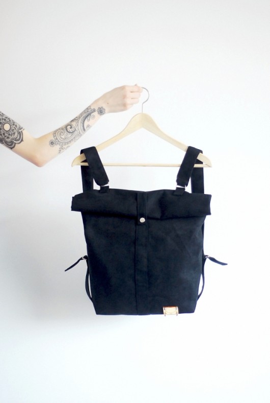 Plecak czarny ircha (unisex)  Szczesny