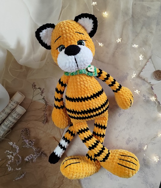 misie i maskotki Tygrysek pluszowy, Maskotka tygrys, Prezent dla dziecka