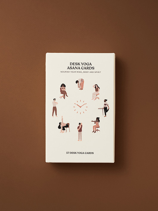 akcesoria do jogi Asana Cards Desk Yoga - język angielski
