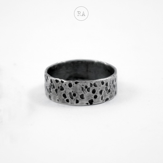 biżuteria męska VOUCHER na obrączkę MOON oksydowane srebro