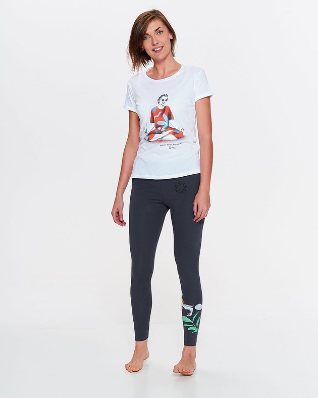 t-shirt damskie Relaks koszulka joga