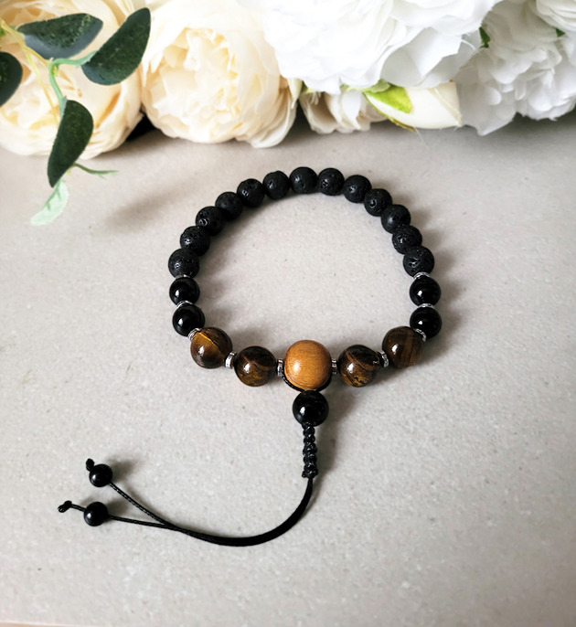 bransoletki z kamieni naturalnych Mala na rękę buddyjska