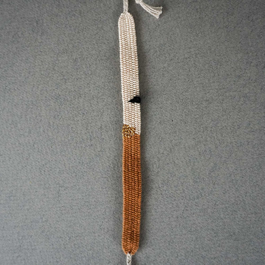 bransoletki na sznurku Wąska bransoletka handmade na sznureczku