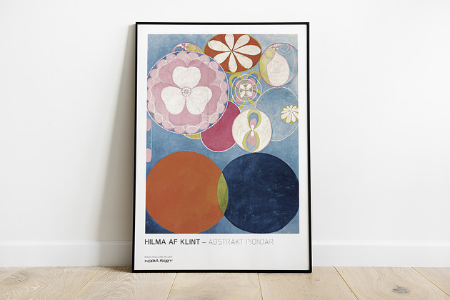 Hilma af Klint - plakat wystawowy Pas De LArt
