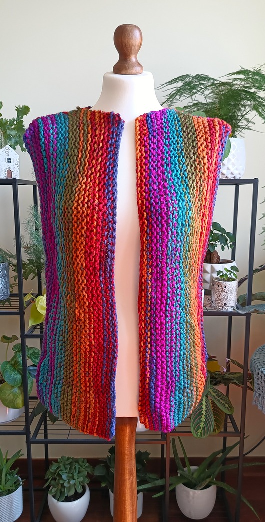 kamizelki damskie Kamizelka Boho Maxi Color S/M/L/XL